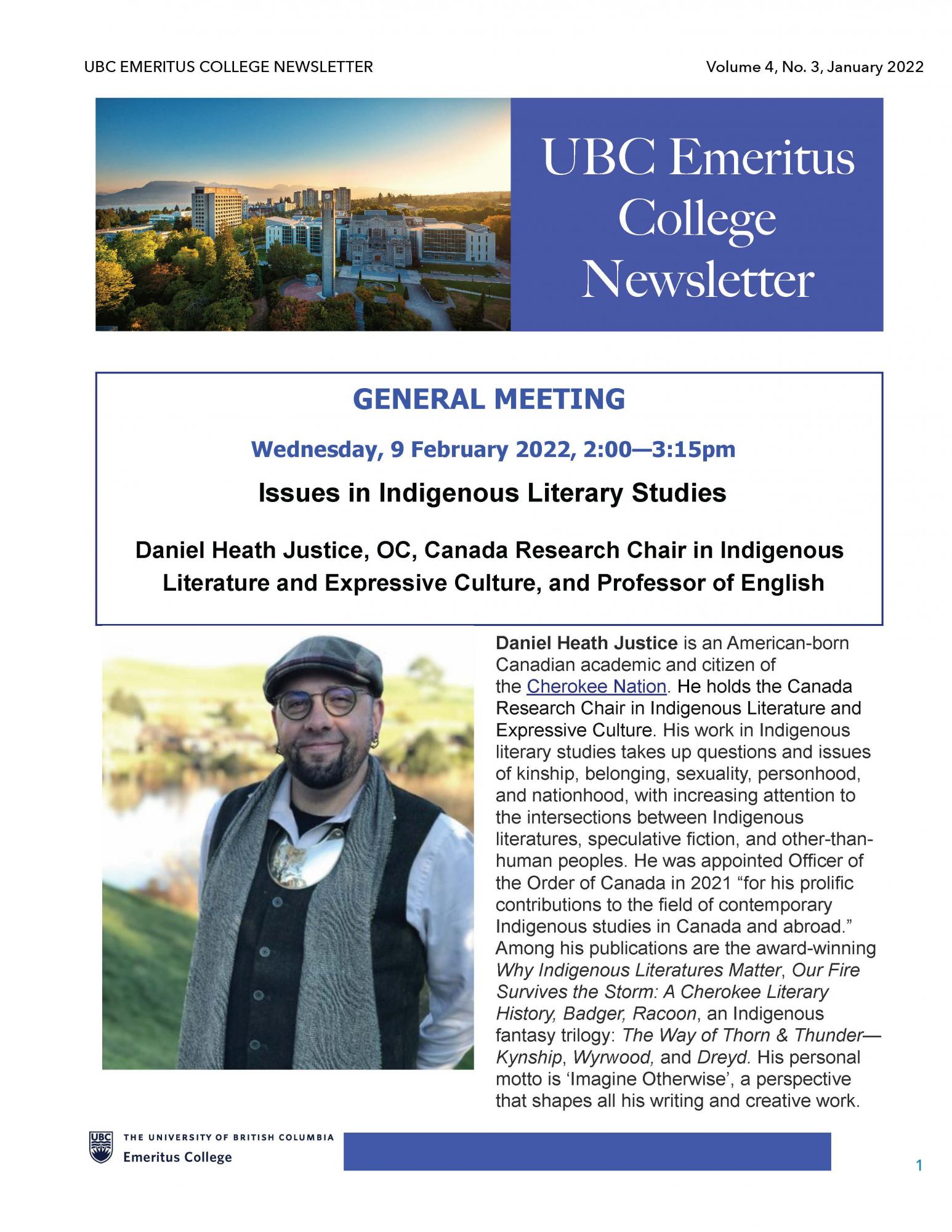 Newsletter January 2022