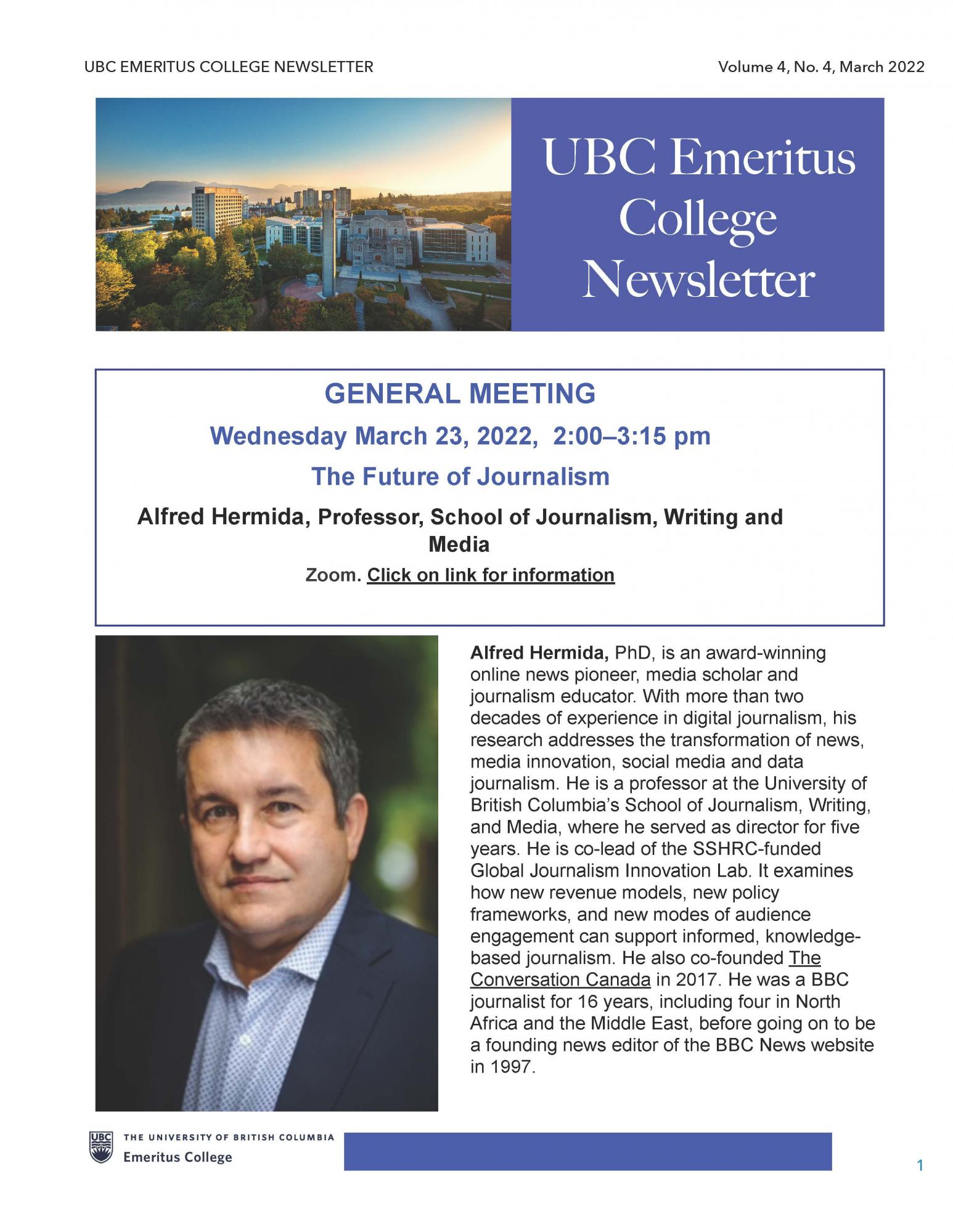 Newsletter March 2022