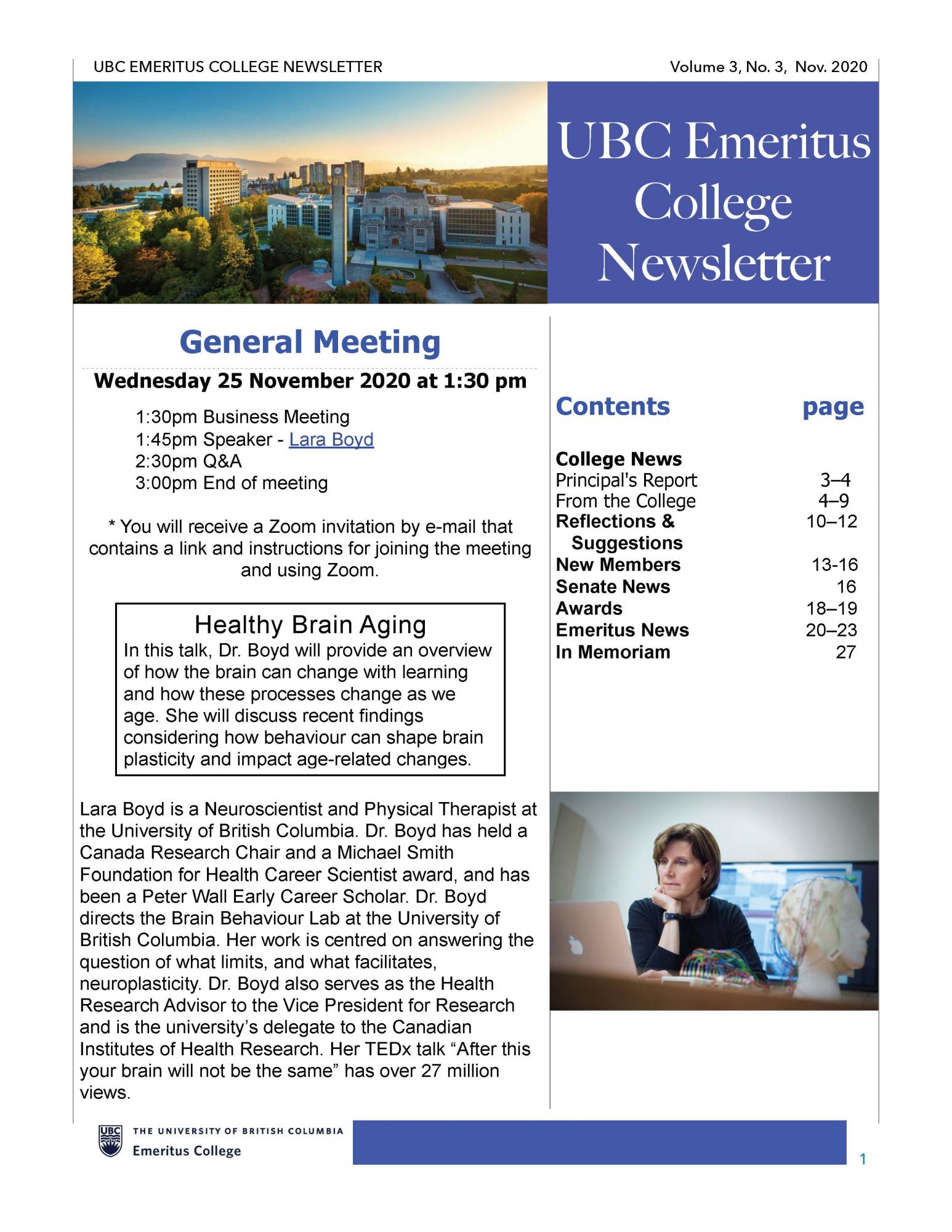 January 2020 newsletter