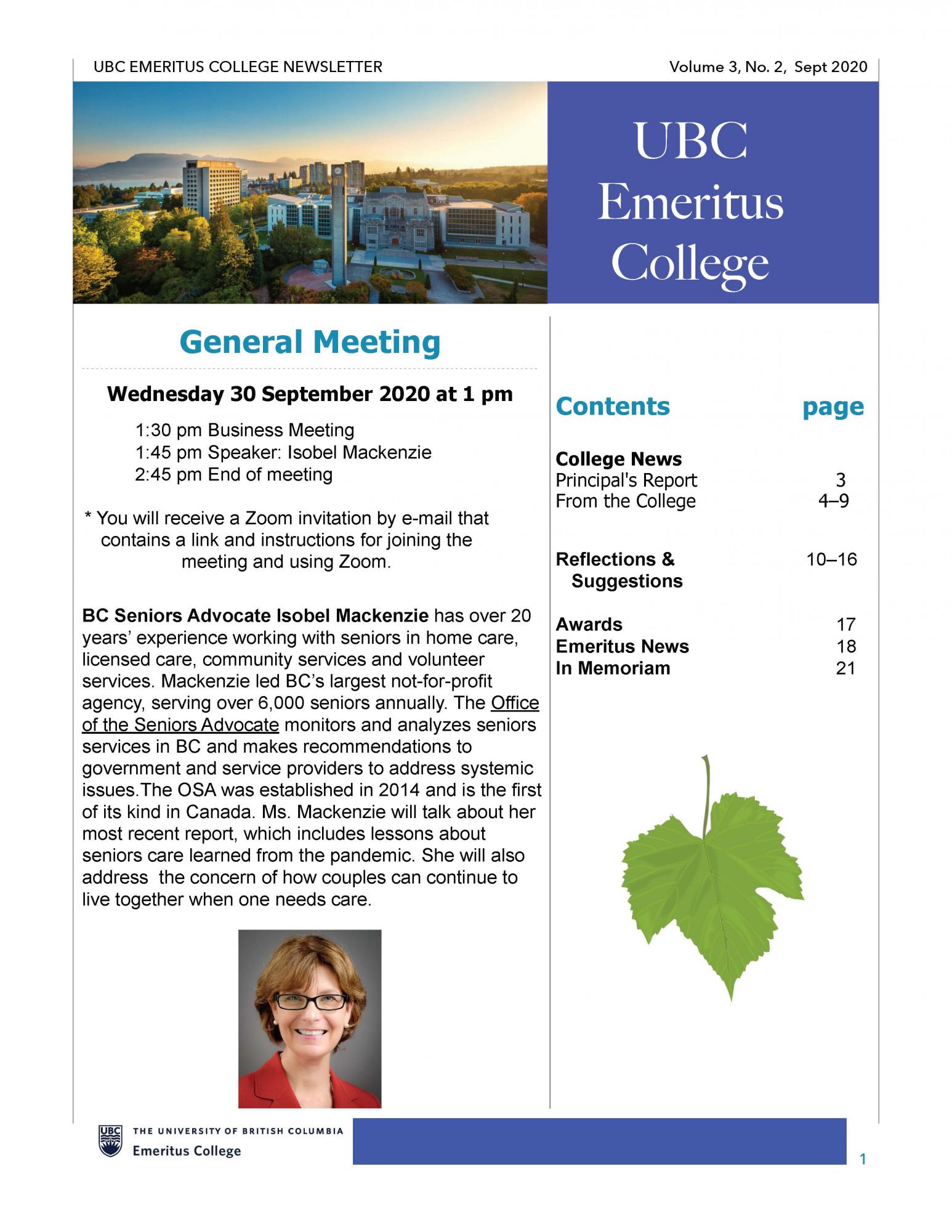 January 2020 newsletter