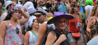 Carnival crowd in Rio de Janeiro