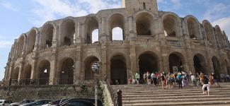 Image of amphitheater from Arles France 