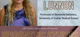 Poster for Dr Katie Lunnon