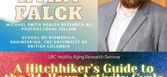 Event poster for Dr. Ryan Falck Lecture