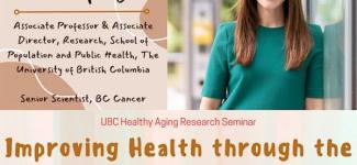 Event poster for Dr. Rachel Murphy