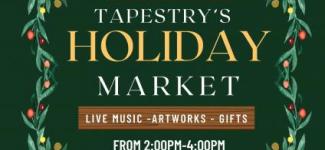 Tapestry holiday market poster
