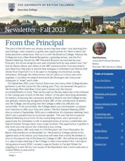 2023 Fall Newsletter