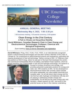 2022 Spring Newsletter