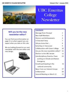 2023 Winter Newsletter