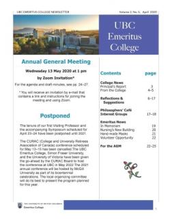 2020 April Newsletter