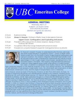 2019 March Newsletter