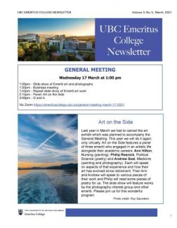 2021 March Newsletter