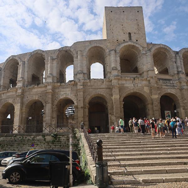 Image of amphitheater from Arles France 