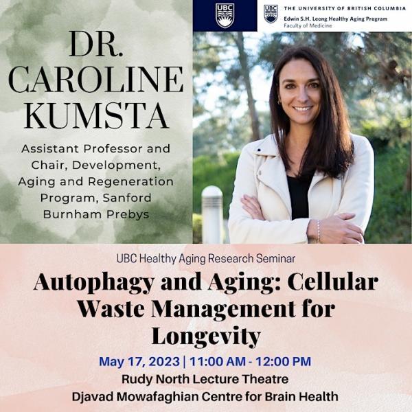Poster for Caroline Kumsta Lecture