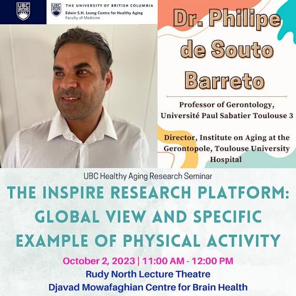 Event poster for Philipe de Souto Barreto lecture