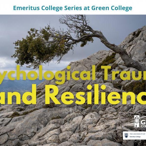 Psychological Trauma and Resilience event poster