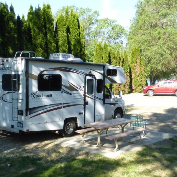 RV in campground