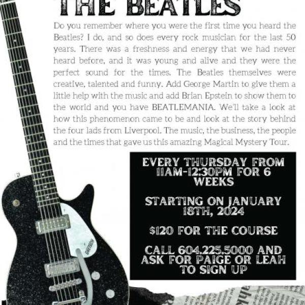 Tapestry Beatles Poster