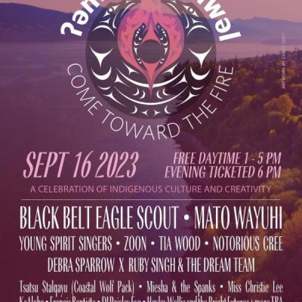 Come towards the fire poster